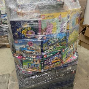 latest lego pallets – 200 brand new assorted sets (wholesale lot)